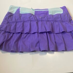 Lululemon Ruffle Purple Skirt